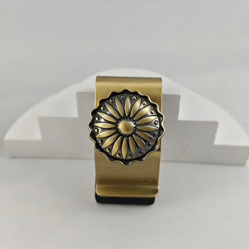 Mâner pentru sertar și dulap — design ciupercă-crizantemă, aliaj de zinc, montaj pe suprafață, turnare prin injecție, stil modern minimalist