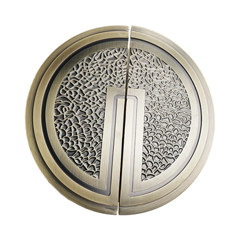 Mâner pentru ușă din sticlă – mâner din aliaj de aluminiu cu formă semicirculară; pentru uși din sticlă; brand Chengda; stil modern și simplu