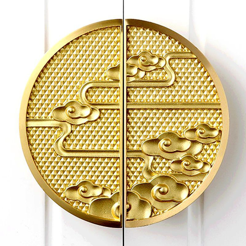 Mâner pentru ușă din sticlă – mâner din aliaj de aluminiu cu formă semicirculară; pentru uși din sticlă; brand Chengda; stil modern și simplu