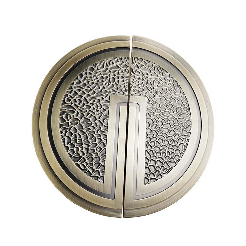 Mâner pentru ușă din sticlă – mâner din aliaj de aluminiu cu formă semicirculară; pentru uși din sticlă; brand Chengda; stil modern și simplu