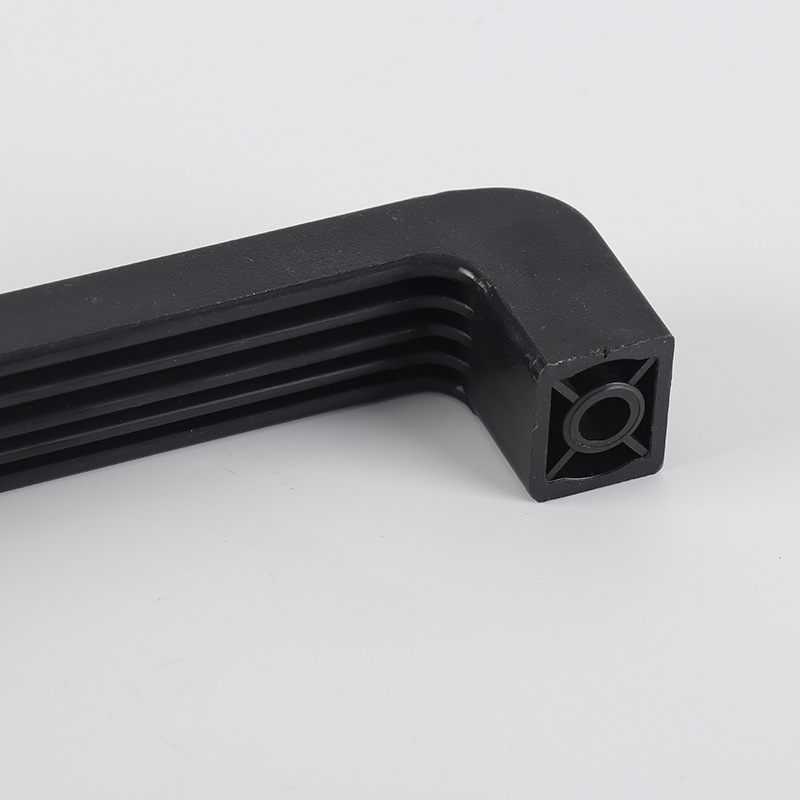 Maner din plastic, în formă de U, pentru dulapuri, montat pe suprafață, pentru uși glisante și sertare, model L90