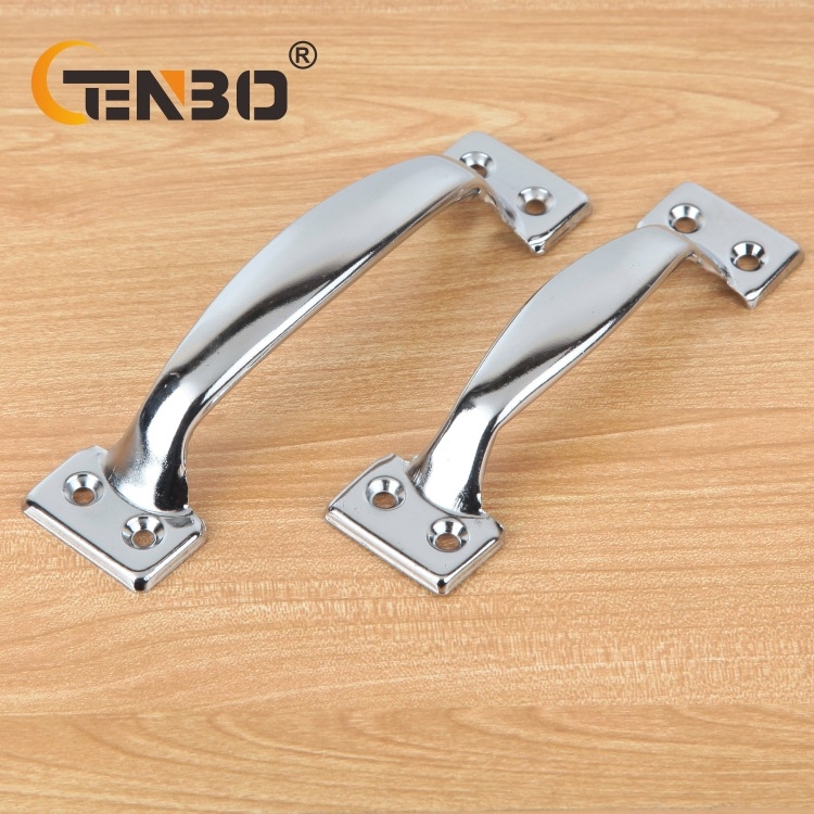 Mâner în formă de arc pentru dulapuri și sertare, model ZB-LS-01; Material: Fier; Stil: Simplitate modernă; Potrivit pentru dulapuri, sertare, uși din lemn și uși glisante.