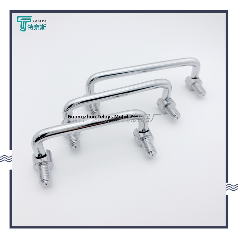 Mâner pentru ușă dulap L506, oțel inoxidabil, cromat, pliabil, mobil