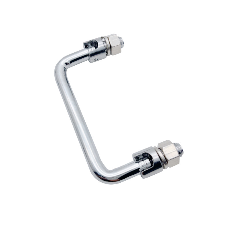 Mâner pentru ușă dulap L506, oțel inoxidabil, cromat, pliabil, mobil