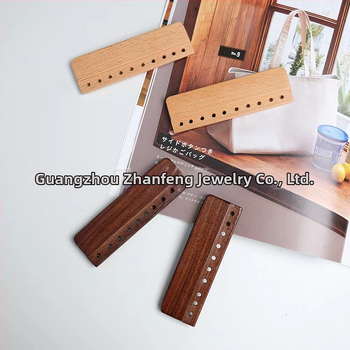 Junfeng magnetilised puidust klipsud kottidele – ruudukujulised klipsud aukudega, pagasi aksessuaarid