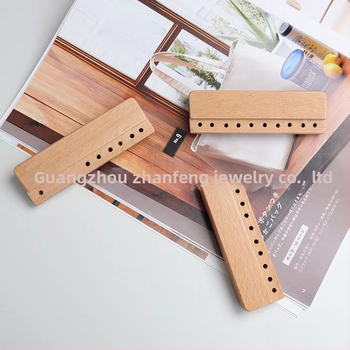 Junfeng magnetilised puidust klipsud kottidele – ruudukujulised klipsud aukudega, pagasi aksessuaarid