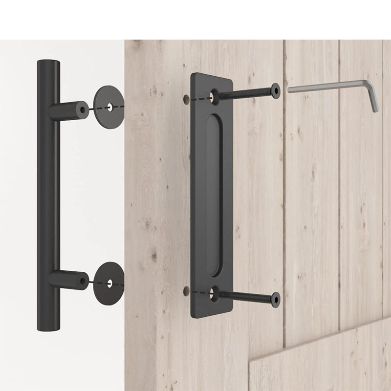Kuka za štalska vrata, Jiahui, od željeza/aluminija, završna plastna obrada, model JH-1115