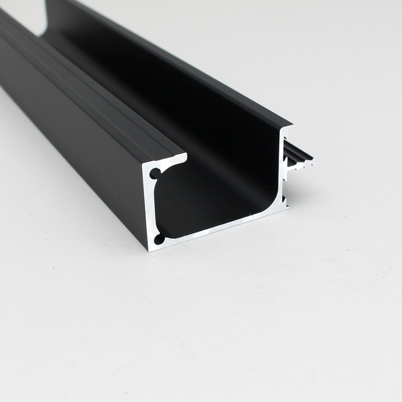 Aluminijska G-oblika ručka za vrata ormara, minimalistički dizajn, skrivena ugradnja