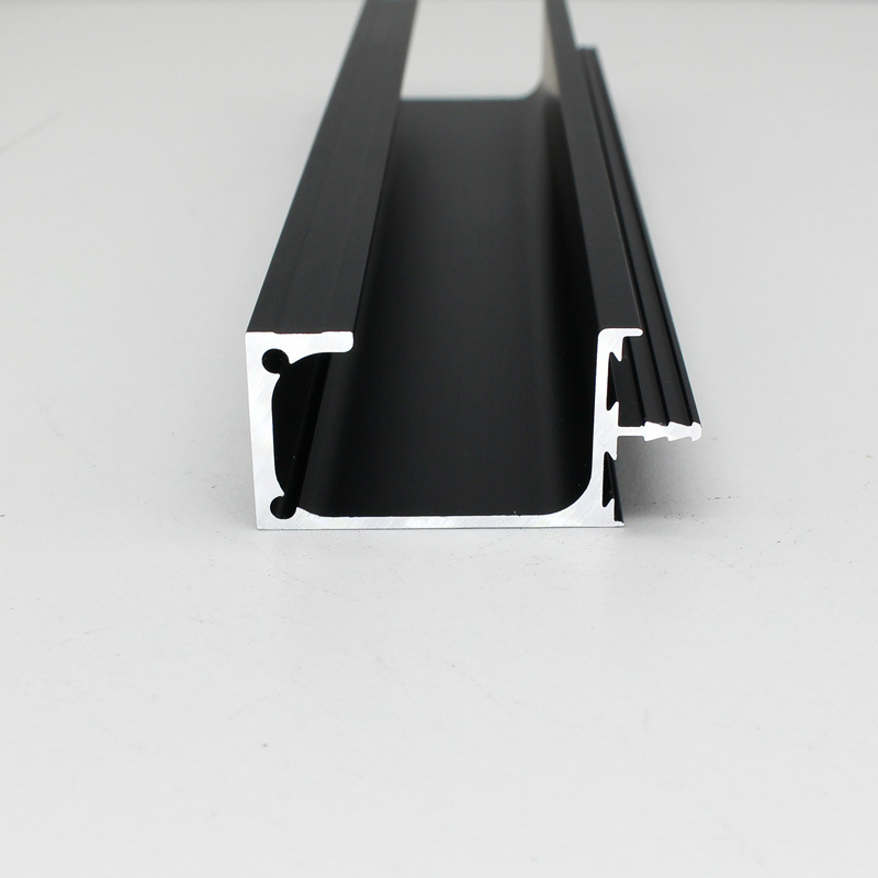 Aluminijska G-oblika ručka za vrata ormara, minimalistički dizajn, skrivena ugradnja
