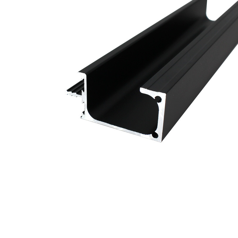 Aluminijska G-oblika ručka za vrata ormara, minimalistički dizajn, skrivena ugradnja