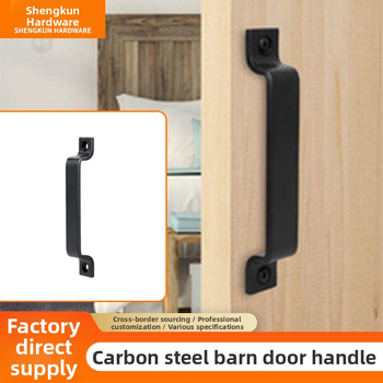 Ručka za barn door za ormariće i drvena vrata, hardver za klizna vrata u kuhinji i pregradna vrata, ugljični čelik i aluminij