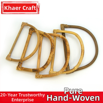 Pagasire käepide viinivõlvi kiududest, poolringikujuline kuju, triibuline muster, hingav, antibakteriaalne, kulumiskindel