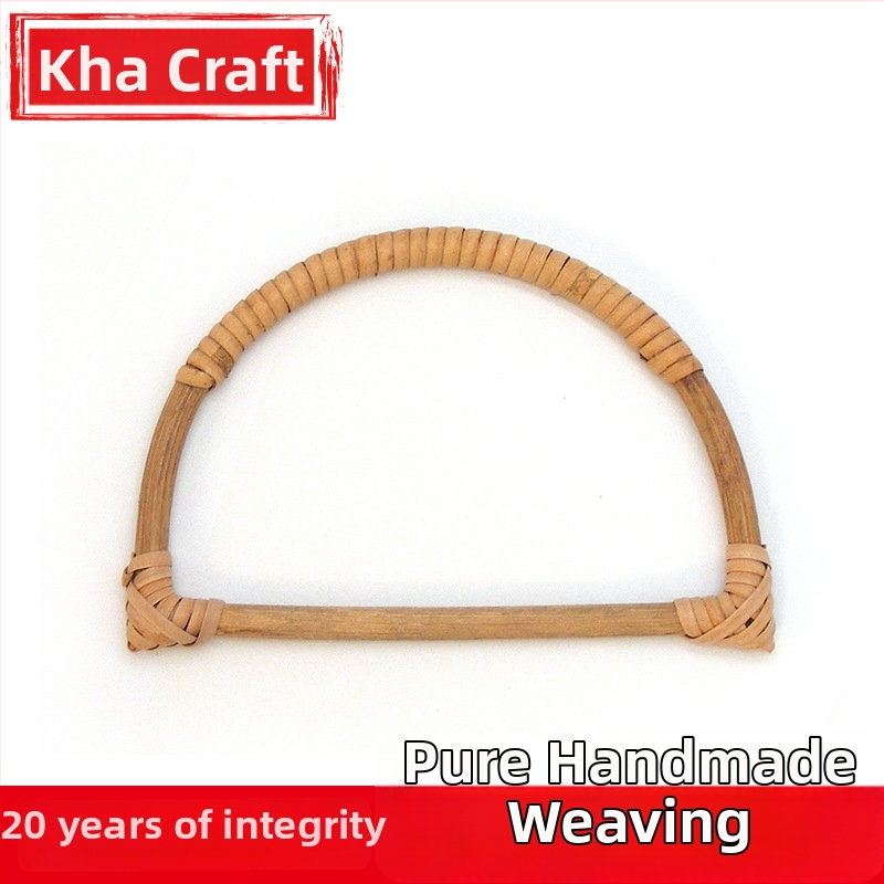 Pagasire käepide viinivõlvi kiududest, poolringikujuline kuju, triibuline muster, hingav, antibakteriaalne, kulumiskindel