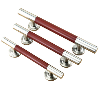 Mâner pentru ușă de sticlă, pentru duș și baie – oțel inox 304, model D20, finisaj electroplacat, stil modern minimalist