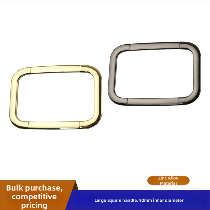 Somas rokturis no cinka sakausējuma, liešana, taisnstūra gredzens somām, Jin Hongyang