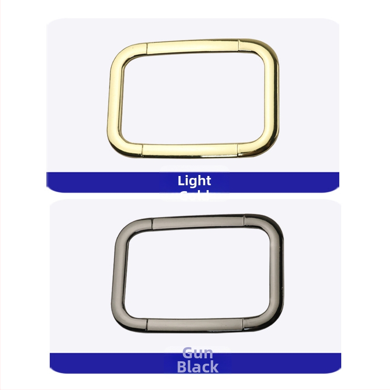 Somas rokturis no cinka sakausējuma, liešana, taisnstūra gredzens somām, Jin Hongyang