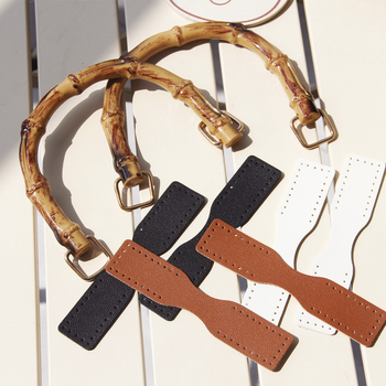 Mâner din rășină pentru geantă DIY tip găleată, accesoriu cu patch cusut manual (Primăvara 2024)