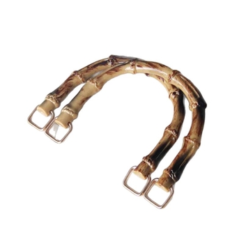 Mâner din rășină pentru geantă DIY tip găleată, accesoriu cu patch cusut manual (Primăvara 2024)