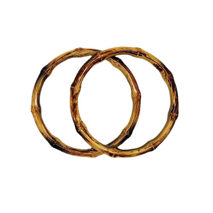 Дръжка за чанти от имитиран бамбук – кръгла форма, ръчна изработка, модел JH896, марка Jinhao