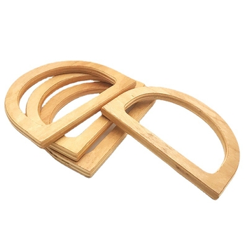 Držač za torbu od drveta u obliku D za DIY – Haiteng H097