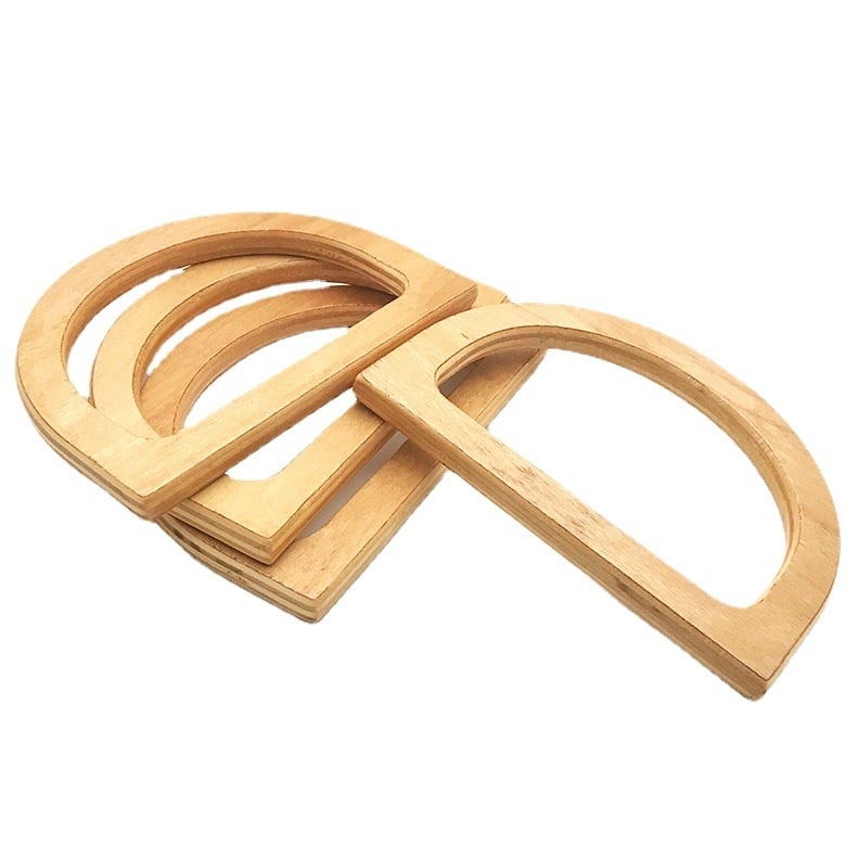 Držač za torbu od drveta u obliku D za DIY – Haiteng H097