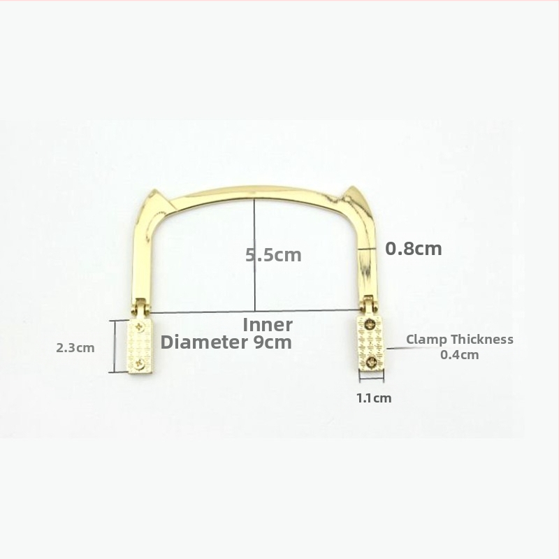 Somas rokturis pūces galvas formā no cinka sakausējuma – modelis 666, All Crown, sieviešu somām