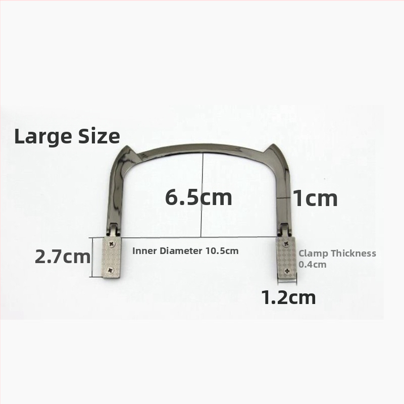 Somas rokturis pūces galvas formā no cinka sakausējuma – modelis 666, All Crown, sieviešu somām