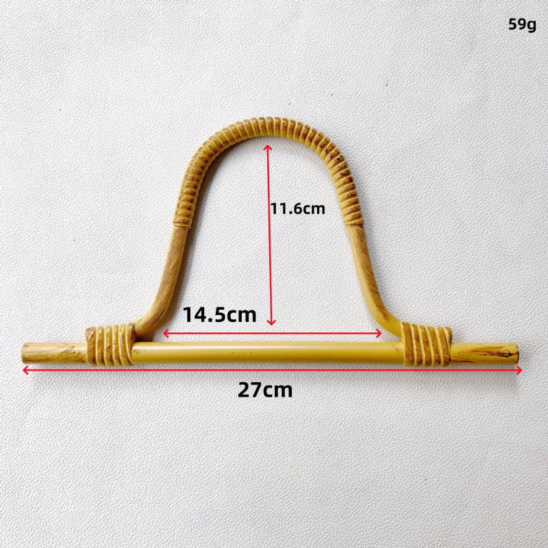 DIY drška od ratana za torbu u kineskom stilu, pletena kružna ručka (Proljeće 2025)