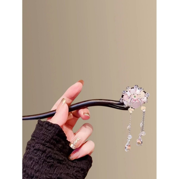 Дървена щипка за коса, винтидж стил, аксесоар за глава, есен 2025 издание