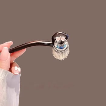 Пина за коса, сплав, китайски стил, цветна форма, индивидуално опакована, без персонализация