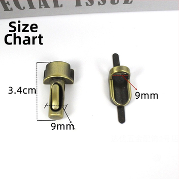 Somu metālisko piederumu komplekts: aizslēgas mehānisms un sprādze DIY ādas somām — Buckle modelis, zīmols Long Song Metal, piemērots modes somām, licencēta privātā zīmola