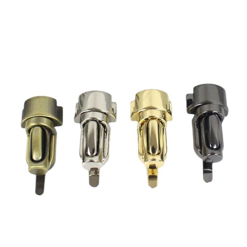 Somu metālisko piederumu komplekts: aizslēgas mehānisms un sprādze DIY ādas somām — Buckle modelis, zīmols Long Song Metal, piemērots modes somām, licencēta privātā zīmola