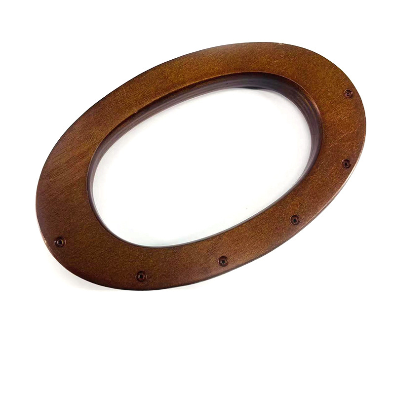 DIY dodaci za torbe: ovalna drvena ručna naramenica s pretincem za kartice (Hao Meng, model 6601, proljeće 2022)