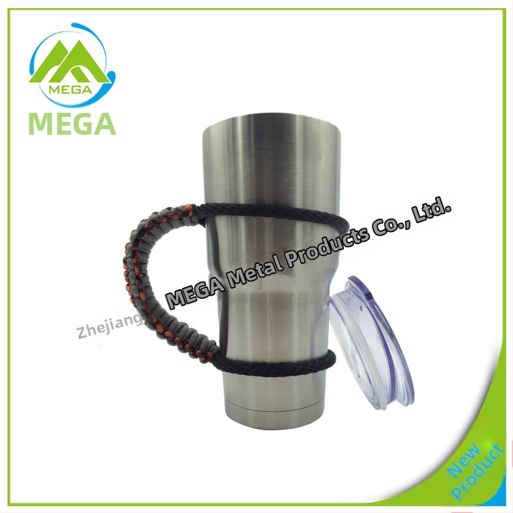 Термос чаша с вътрешен резервоар от 304 неръждаема стомана, корпус от 201 неръждаема стомана, изолация 12–24 ч, преносима, шелкография по поръчка