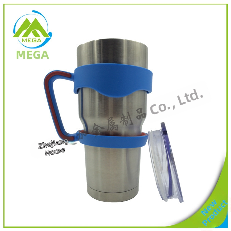 Termoso puodelis su vidiniu 304 nerūdijančio plieno rezervuaru, korpusas iš 201 nerūdijančio plieno, izoliacija 12–24 valandos, nešiojamas, silkscreen pritaikymas