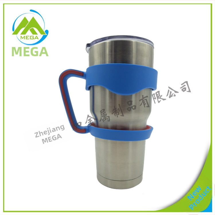 Termoso puodelis su vidiniu 304 nerūdijančio plieno rezervuaru, korpusas iš 201 nerūdijančio plieno, izoliacija 12–24 valandos, nešiojamas, silkscreen pritaikymas