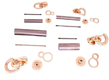 Cârlig metalic pentru geantă – Shrimp Button, accesorii pentru bagaje, nasture din piele, primăvara 2024