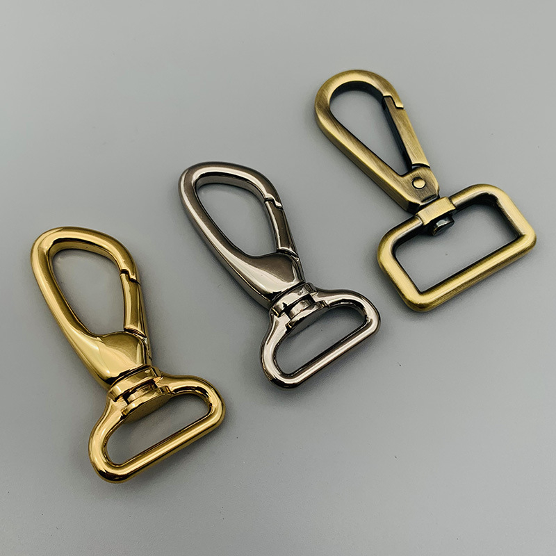 Kuka kopča za kožne torbe s remenom — Broken Copper XBB030, cinkova legura, ručno izrađeno