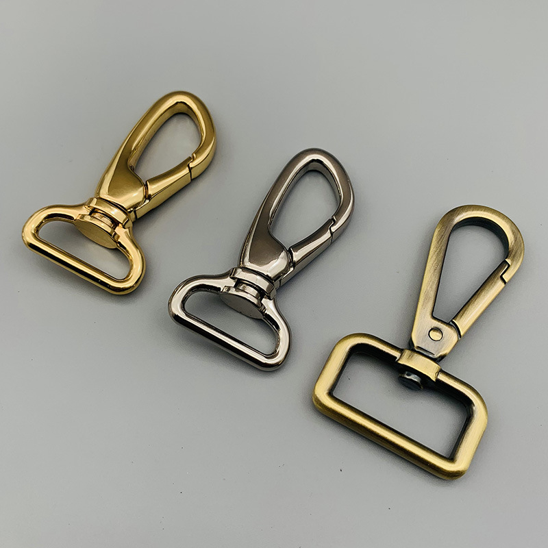 Kuka kopča za kožne torbe s remenom — Broken Copper XBB030, cinkova legura, ručno izrađeno