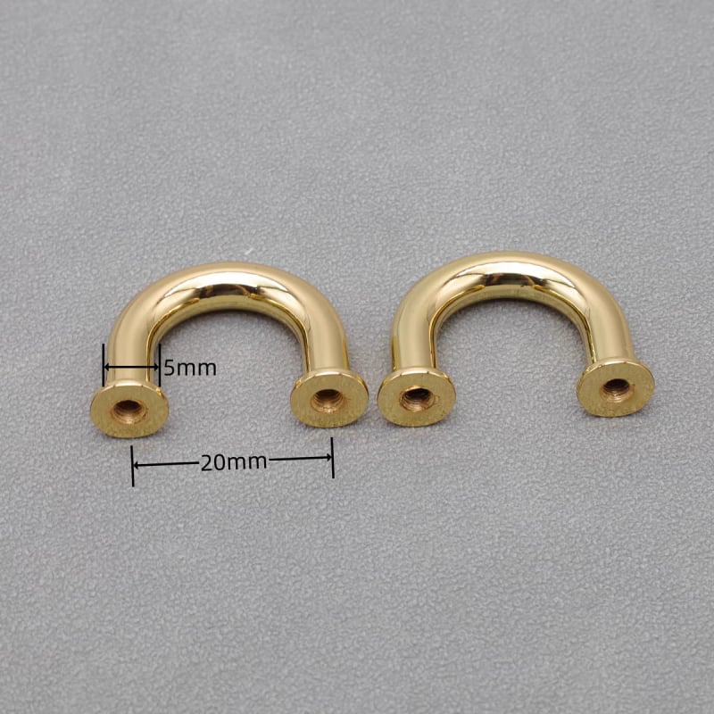 Maya DIY metalni dijelovi za kožne predmete – nosački prsten, metal, elektroplatiranje, X103, retro stil