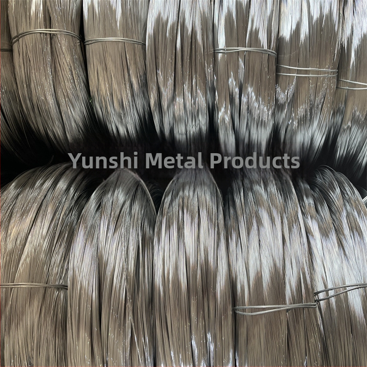 Spīdīga galvanizēta dzelzs stieple ledus kannas un ūdens kannas nēsāšanas gredzenam; Materiāls: Q195; Ķērsgriezums: apaļš; Garums: 100; Vilkšanas izturība: 450-500