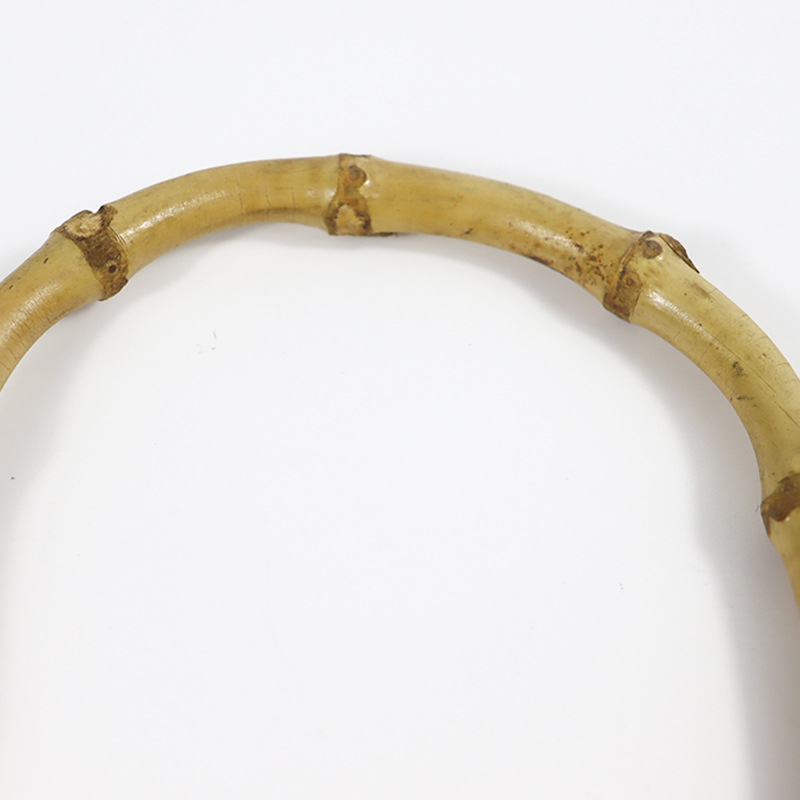 Bambusz kéztartó kiegészítők táskákhoz — bambusz anyag, fonott fogantyú, modern minimalizmus; kategória: bambusz szövés; alkalmas ajándéknak: esküvő, születésnap, diploma