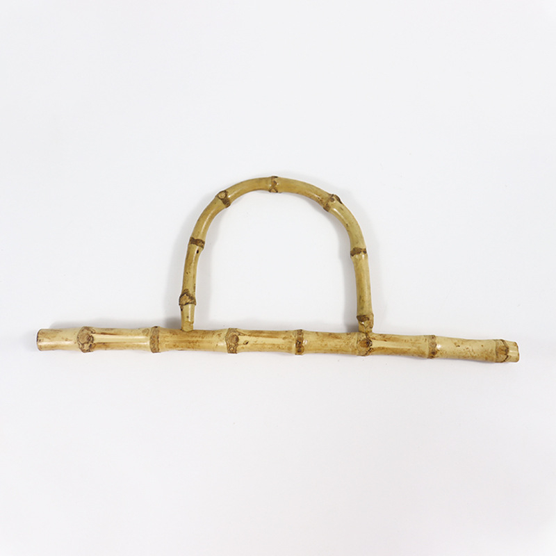 Bambusz kéztartó kiegészítők táskákhoz — bambusz anyag, fonott fogantyú, modern minimalizmus; kategória: bambusz szövés; alkalmas ajándéknak: esküvő, születésnap, diploma