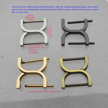 Shrimp Button Cârlig pentru geantă – Accesorii metalice pentru bagaje, șurub cu capete la ambele extreme, Primăvara 2024