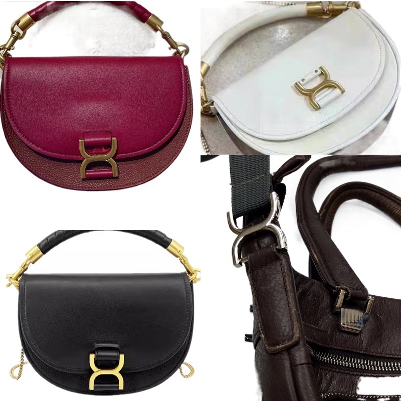 Shrimp Button Cârlig pentru geantă – Accesorii metalice pentru bagaje, șurub cu capete la ambele extreme, Primăvara 2024