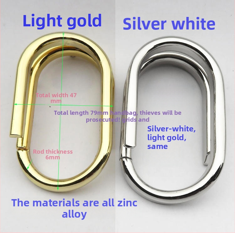 Shrimp Button încuietoare metalică pentru geantă, accesorii pentru bagaje, primăvara 2024