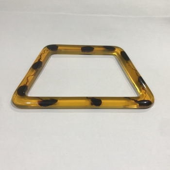 Trapecijska ručka od smole za torbicu — plastični DIY dodatak, smanjenje opterećenja