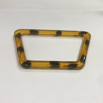 Trapecijska ručka od smole za torbicu — plastični DIY dodatak, smanjenje opterećenja