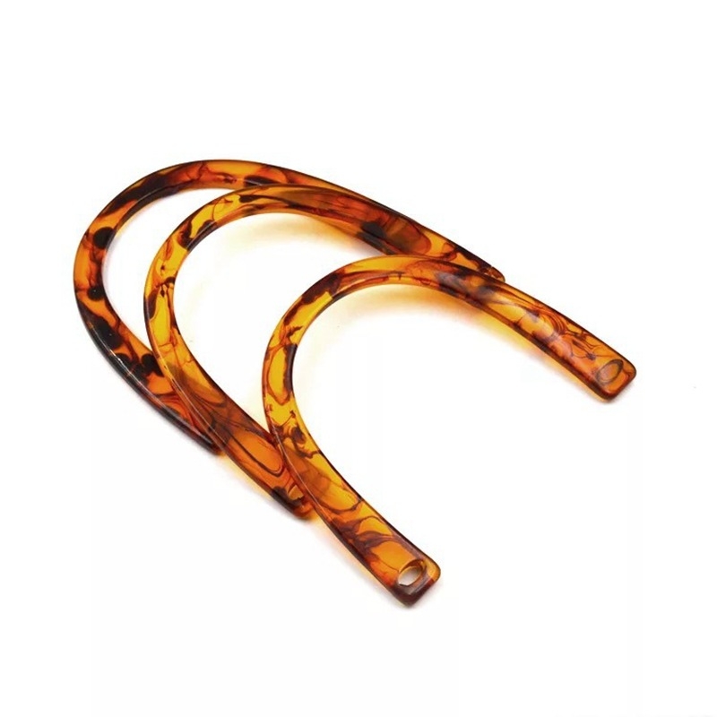 Trapecijska ručka od smole za torbicu — plastični DIY dodatak, smanjenje opterećenja