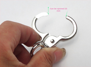 Shrimp Button Koti Konks - Metallist Aksessuaarid Pagasitele ja Kottidele, Ümmargune Pea, Paks Käepide Rõngas